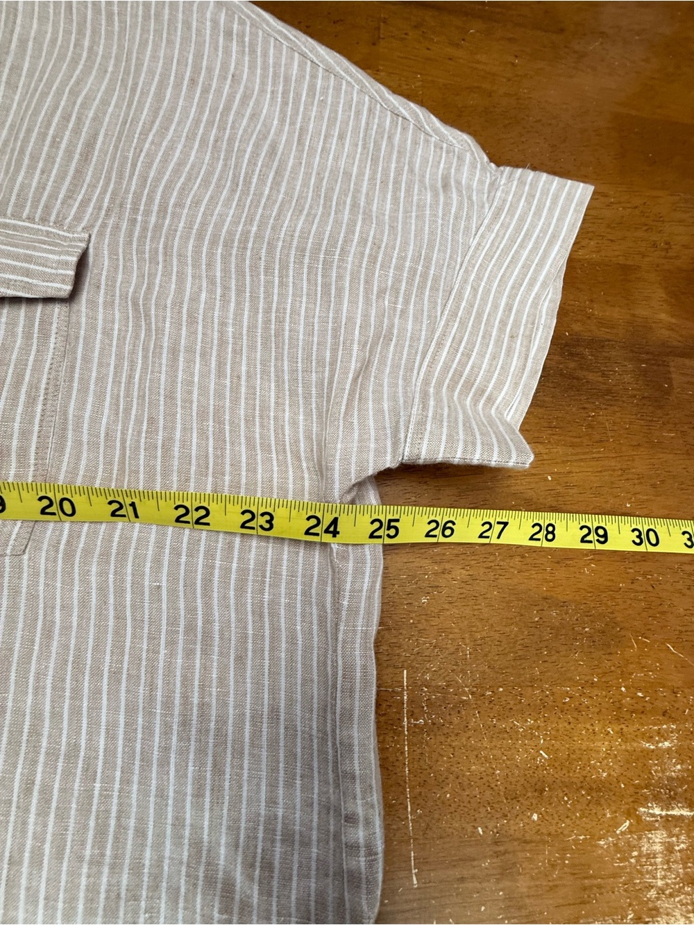 J. Crew Baird McNutt Linen Short-Sleeve Popover 10 - Picture 5 of 6
